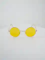 Лимонный солнцезащитные очки круглые унисекс