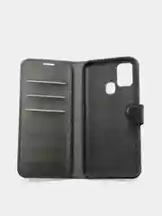 Черный чехол-книжка Samsung M31 с магнитной застежкой