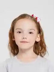 Красный ободок детский