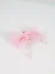 Розовый заколка