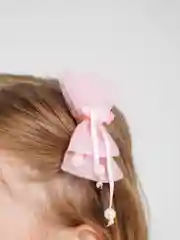 Розовый заколка