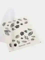 Серый 3d наклейки  для ногтей/ Слайдеры  на ногти/ Дизайн ногтей