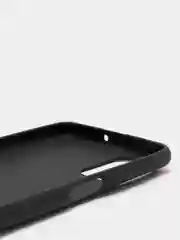 Накладка силиконовая матовая для Samsung Galaxy M51 (цвет=черный)