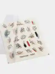 Бежевый меланж наклейки на ногти/слайдеры на ногти/декор для ногтей