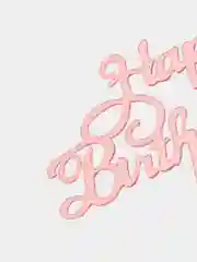 Топпер для букета и торта "Happy Birthday"