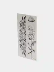 Коралловый переводная тату, Временная татуировка, 96 * 190 мм