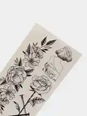 Коралловый переводная тату, Временная татуировка, 96 * 190 мм