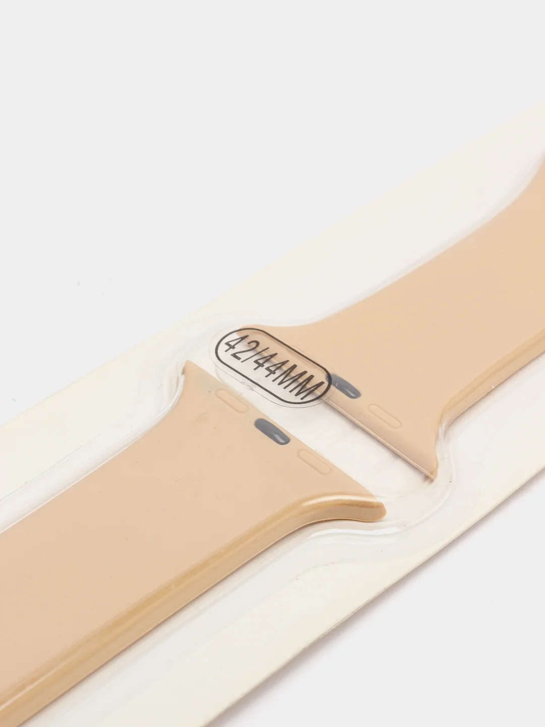 Карамельный силиконовый ремешок для смарт часов Apple Watch на 42 / 44