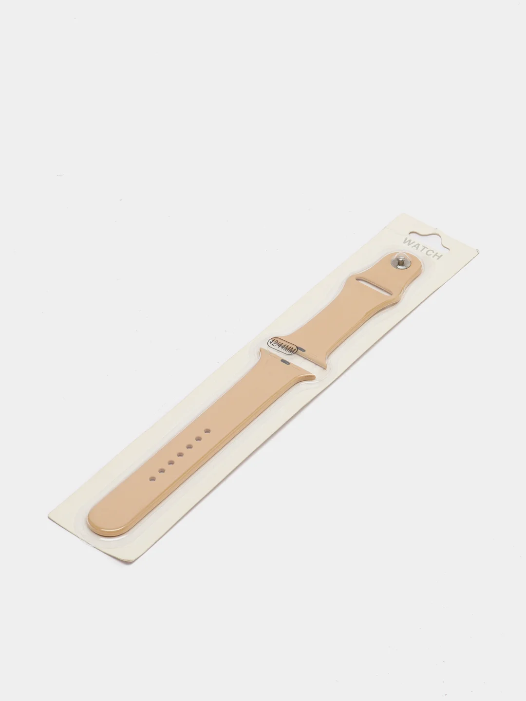 Карамельный силиконовый ремешок для смарт часов Apple Watch на 42 / 44