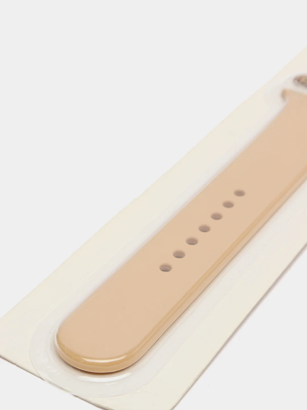 Карамельный силиконовый ремешок для смарт часов Apple Watch на 42 / 44