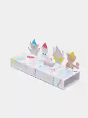 Белый открытка Happy Birdthday, 2 вида
