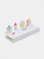 Белый открытка Happy Birdthday, 2 вида