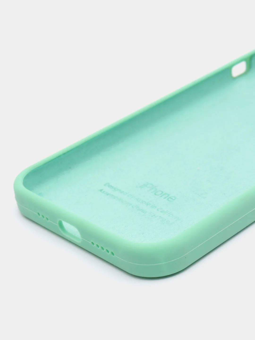 Бирюзовый чехол силиконовый для iPhone 13, 13 Pro Max, 13 Pro, 12 цветов