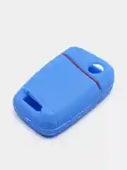 Синий чехол для автомобильного смарт-ключа Volskwagen/Skoda