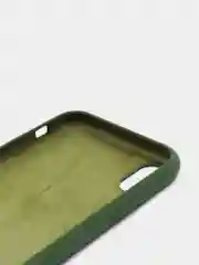 Тёмно-зелёный чехол силиконовый для iPhone X, XR, XS, 12 цветов