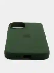 Тёмно-зелёный чехол силиконовый для iPhone 12, 12 pro, 12 mini, 12 Pro Max