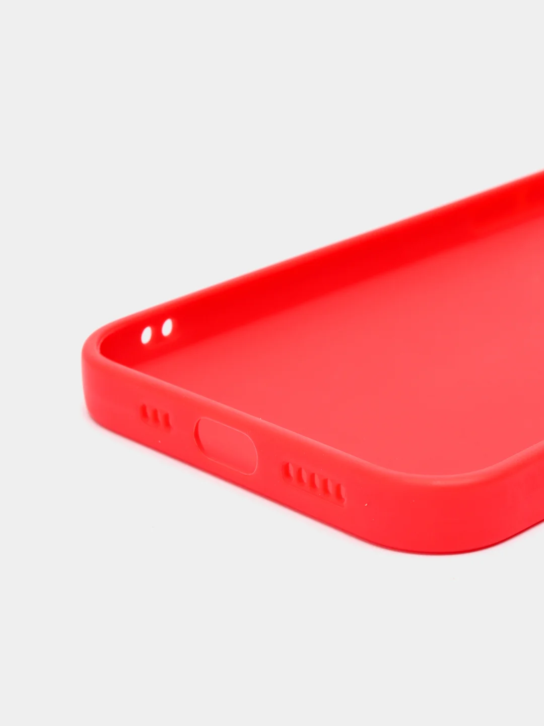 Красный чехол для iPhone 11, 13, 13 Pro, 13 Pro Max, 12, 12 Pro, 12 Pro Max, силикон