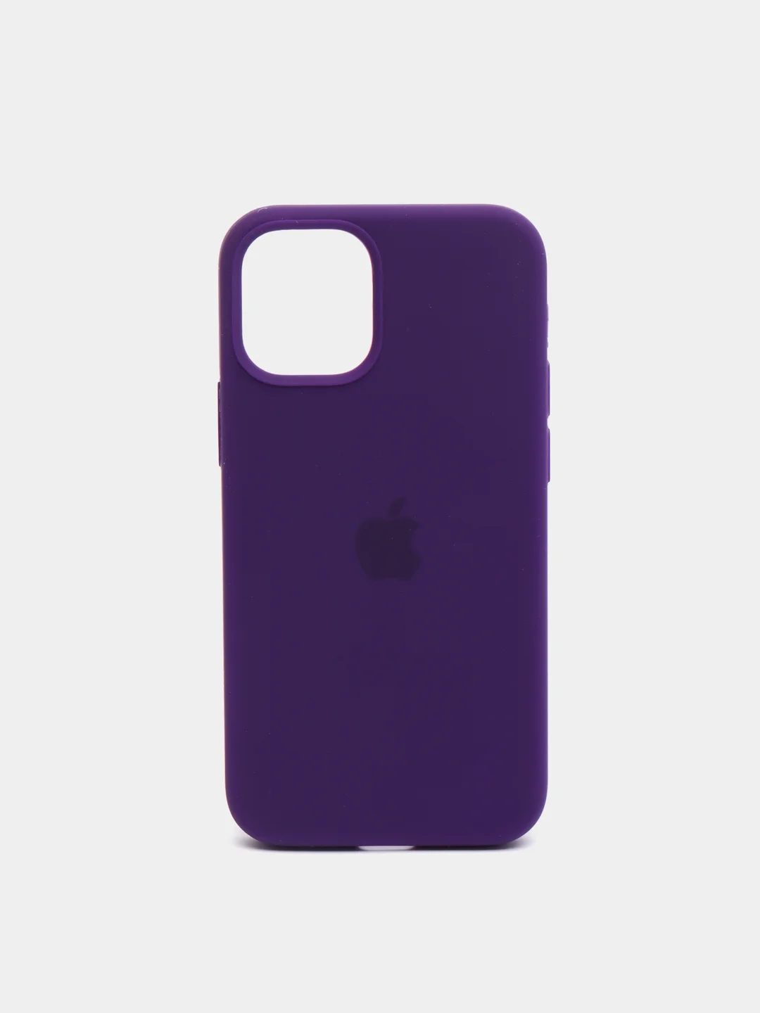 Фиолетовый чехол силиконовый для iPhone 12, 12 pro, 12 mini, 12 Pro Max