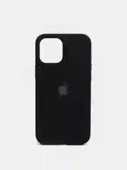 Черный чехол силиконовый для iPhone 12, 12 pro, 12 mini, 12 Pro Max