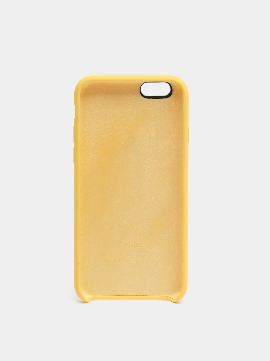 Светло-жёлтый чехол силиконовый для iPhone 6 / 6S, 12 цветов