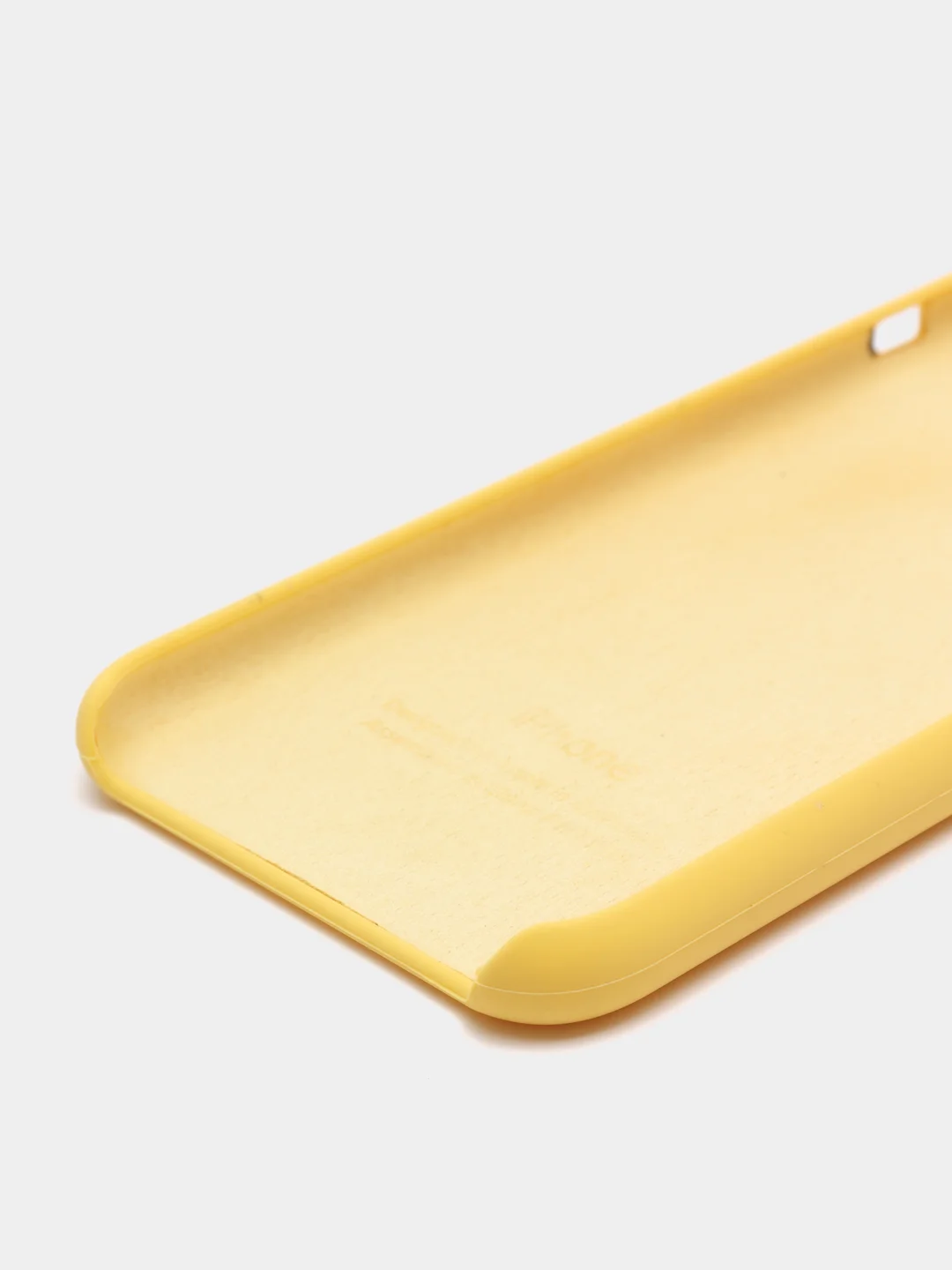 Светло-жёлтый чехол силиконовый для iPhone 6 / 6S, 12 цветов
