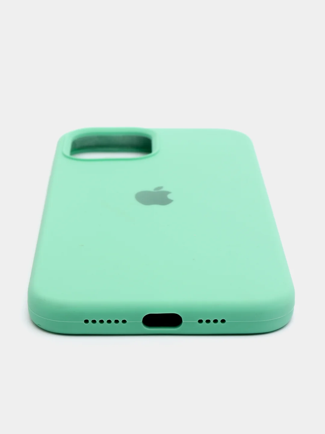 Бирюзовый чехол силиконовый для iPhone 12, 12 pro, 12 mini, 12 Pro Max