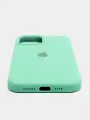 Бирюзовый чехол силиконовый для iPhone 12, 12 pro, 12 mini, 12 Pro Max