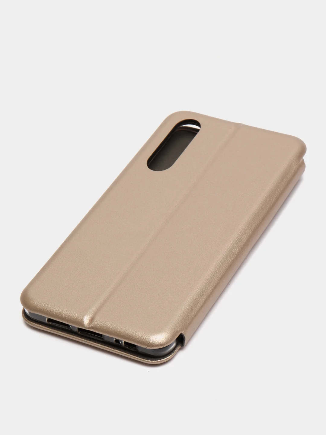 Золотой чехол-книжка Huawei P30 2019 (Хуавей П30 2019)