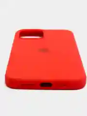 Красный чехол силиконовый для iPhone 12, 12 pro, 12 mini, 12 Pro Max