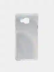 Синий чехол Samsung Galaxy A3 2016 SM-A310 (Галакси А3 СМ-А310, силиконовый с мраморным рисунком