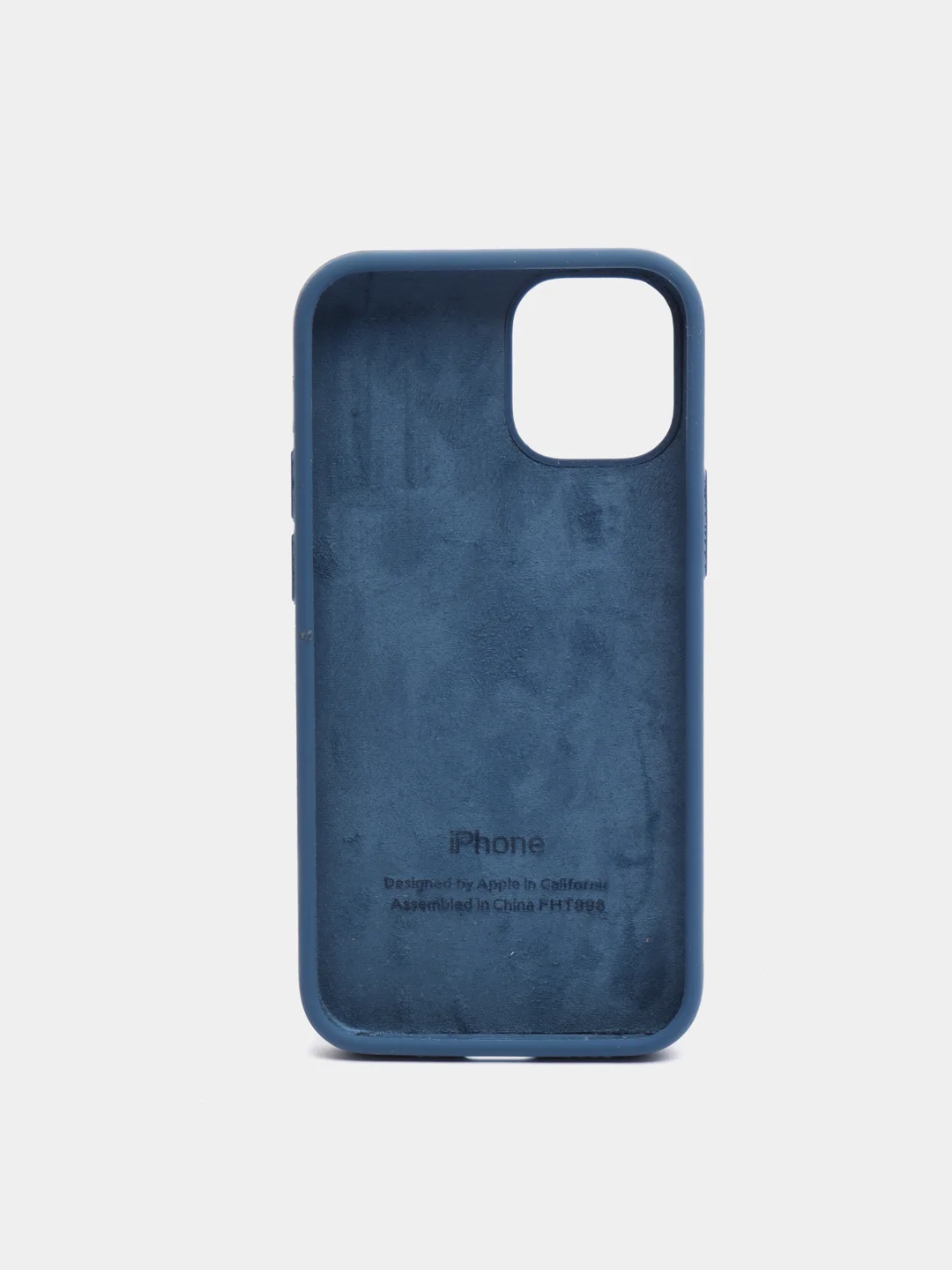 Синий меланж чехол силиконовый для iPhone 12, 12 pro, 12 mini, 12 Pro Max