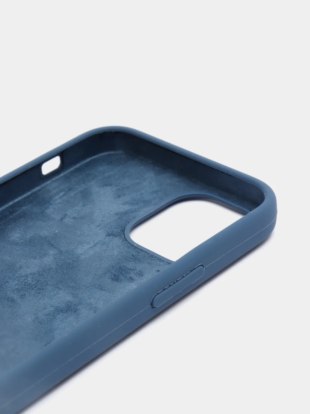 Синий меланж чехол силиконовый для iPhone 12, 12 pro, 12 mini, 12 Pro Max
