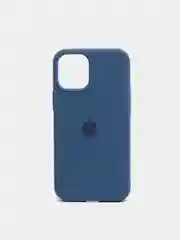 Синий меланж чехол силиконовый для iPhone 12, 12 pro, 12 mini, 12 Pro Max