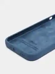 Синий меланж чехол силиконовый для iPhone 12, 12 pro, 12 mini, 12 Pro Max