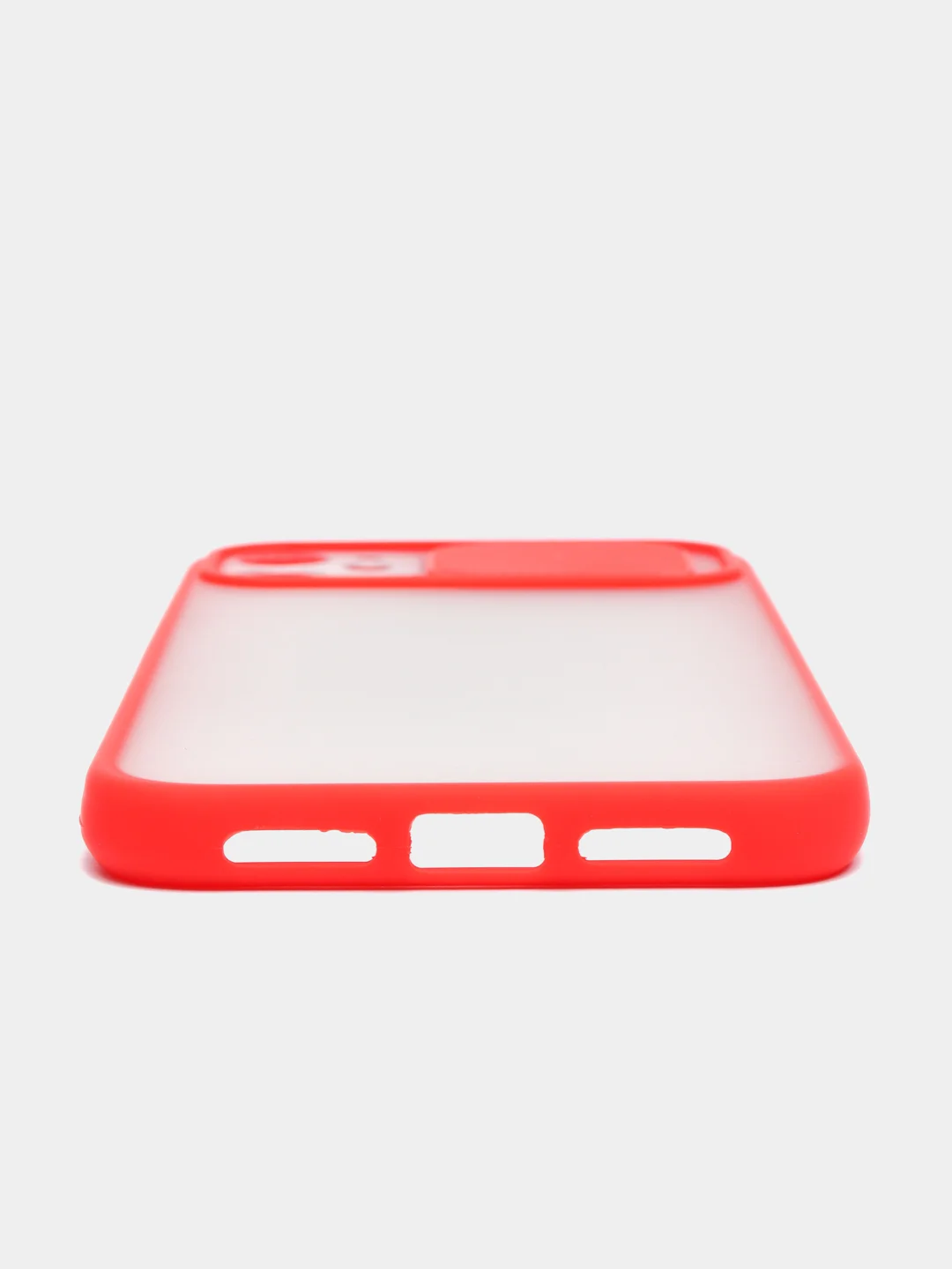Красный плотный чехол iPhone 11, 12, 13, Pro, Max, X, Xs с защитой камеры