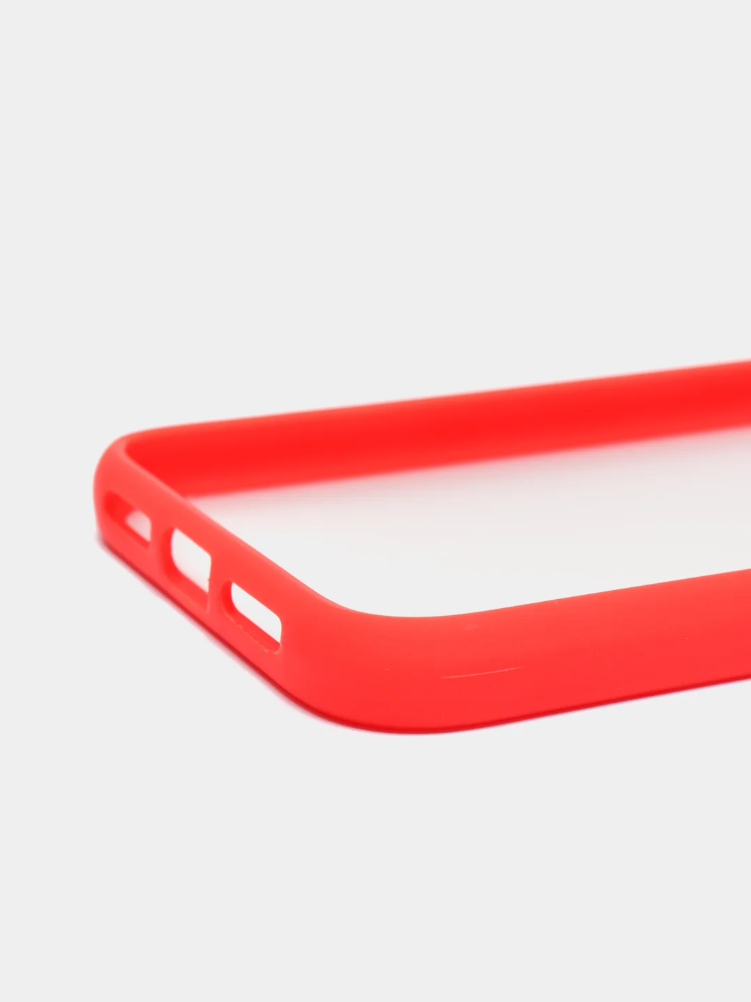 Красный плотный чехол iPhone 11, 12, 13, Pro, Max, X, Xs с защитой камеры