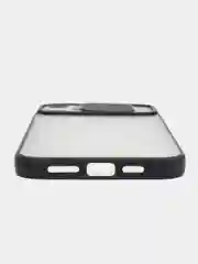 Черный плотный чехол iPhone 11, 12, 13, Pro, Max, X, Xs с защитой камеры