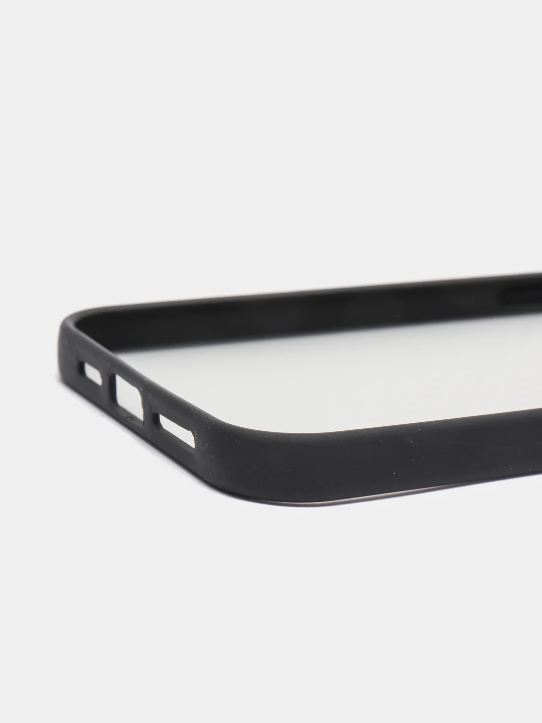 Черный плотный чехол iPhone 11, 12, 13, Pro, Max, X, Xs с защитой камеры