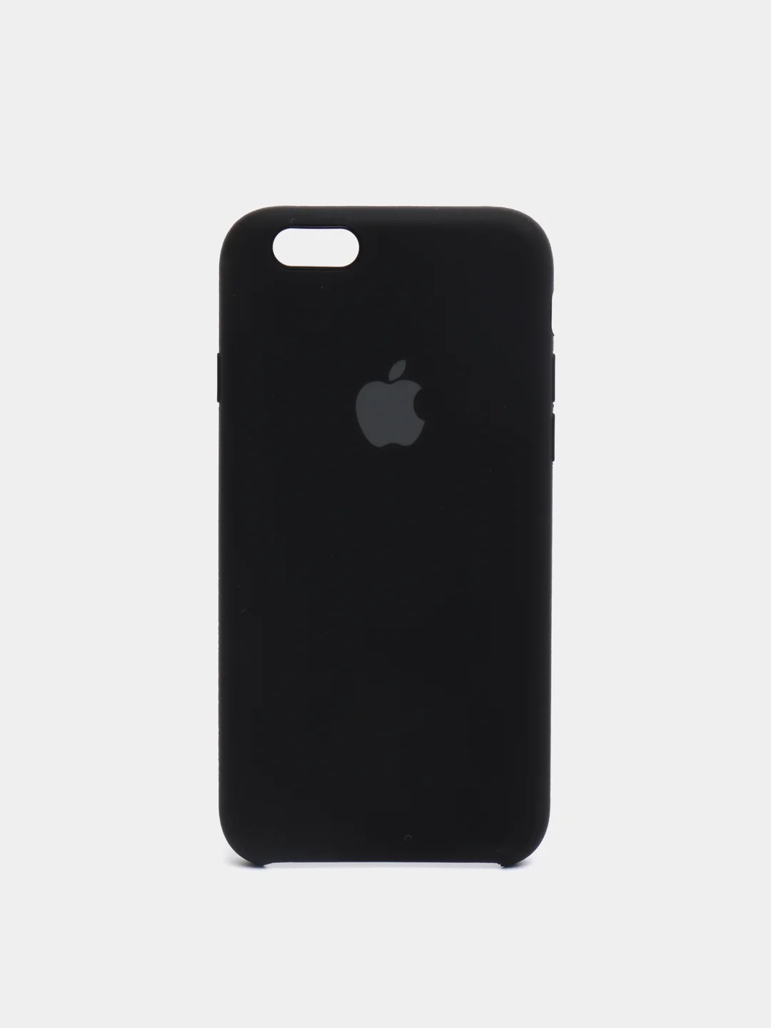 Черный чехол силиконовый для iPhone 6 / 6S, 12 цветов