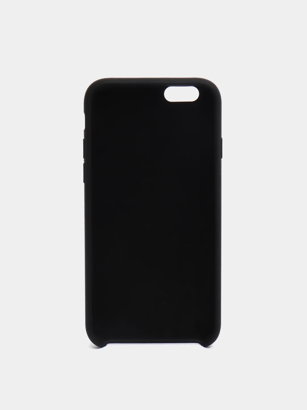 Черный чехол силиконовый для iPhone 6 / 6S, 12 цветов