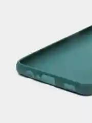 Зеленый чехол силиконовый на Samsung Galaxy A02 (Самсунг Галакси А02), цветной, матовый