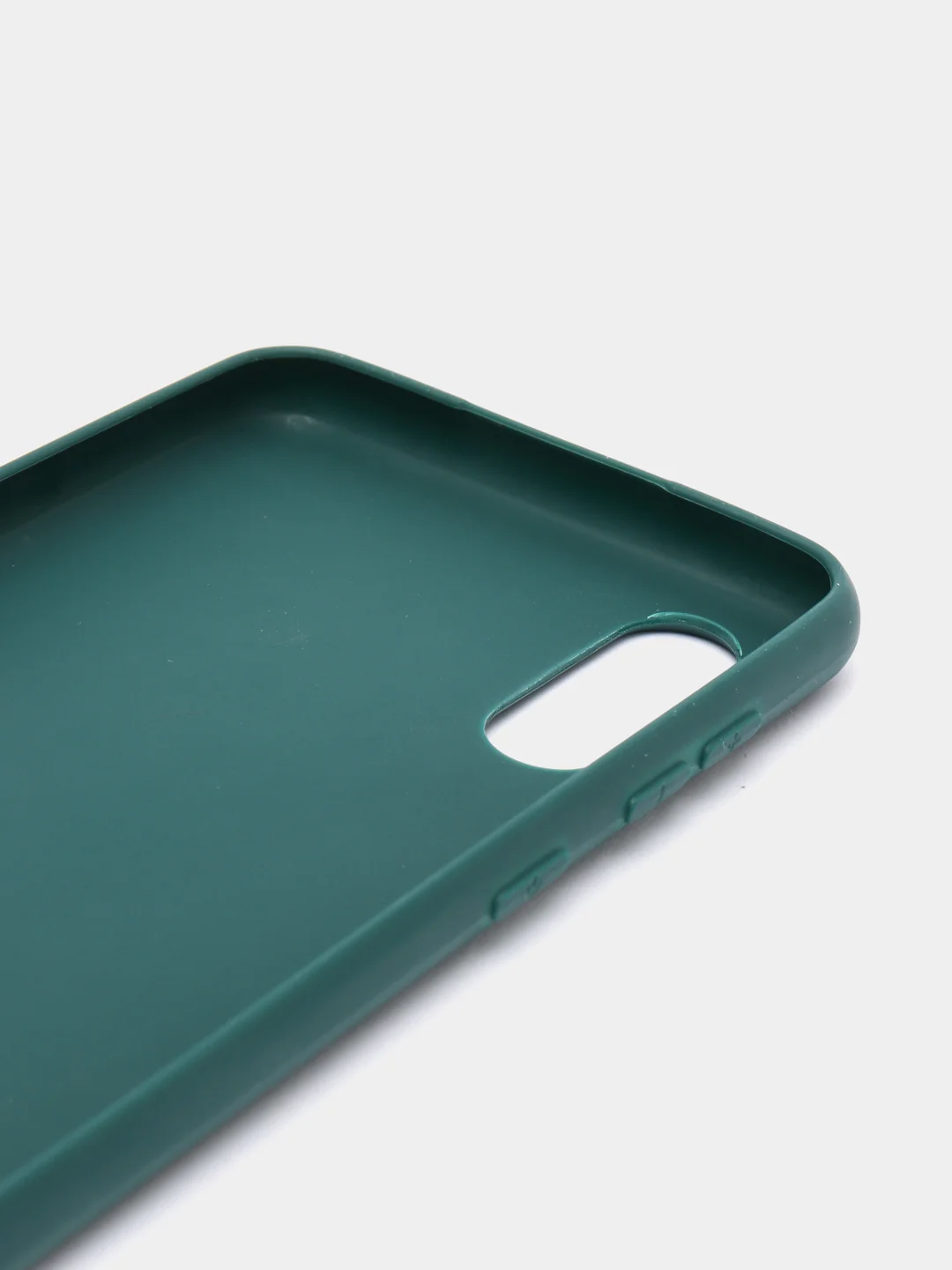 Зеленый чехол силиконовый на Samsung Galaxy A02 (Самсунг Галакси А02), цветной, матовый