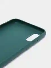 Зеленый чехол силиконовый на Samsung Galaxy A02 (Самсунг Галакси А02), цветной, матовый
