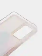 Красный чехол Samsung Galaxy A72 (Самсунг Галакси А72) переливающийся жидкий с блестками