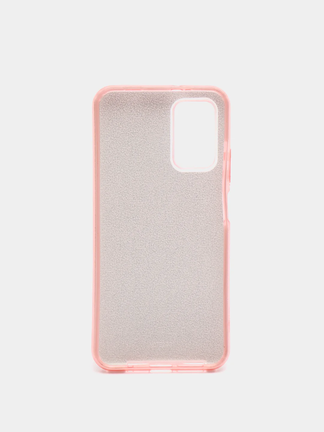 Розовый чехол силиконовый с блестками для Чехол Xiaomi Poco M3 силиконовый Противоударный чехол