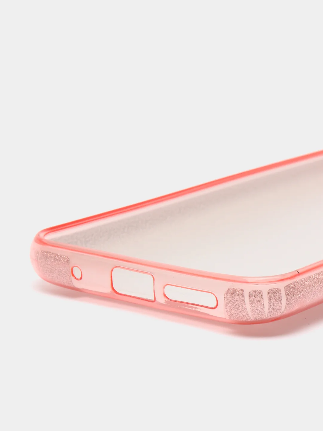Розовый чехол силиконовый с блестками для Чехол Xiaomi Poco M3 силиконовый Противоударный чехол