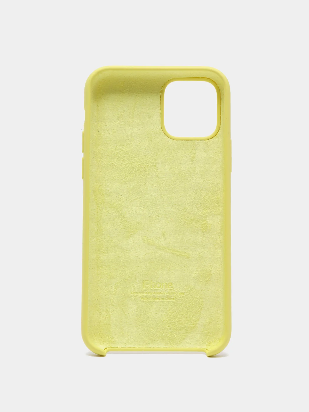 Светло-жёлтый чехол Silicone Case для iPhone 11 Pro