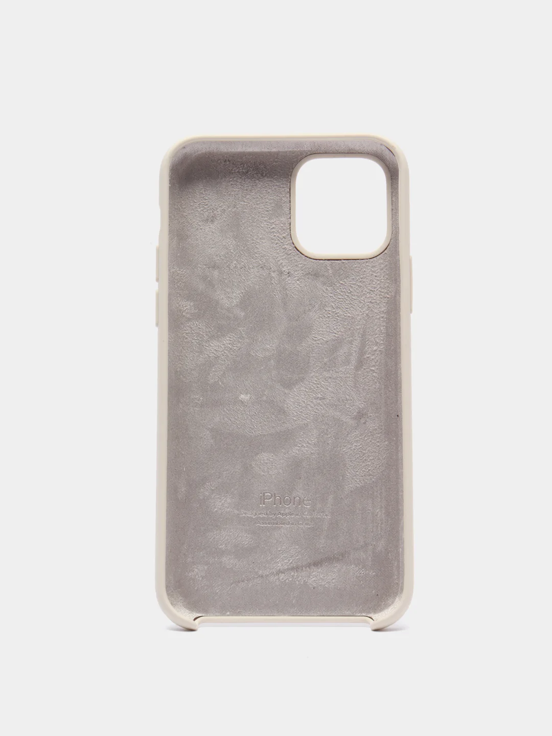 Бежевый меланж чехол Silicone Case для iPhone 11 Pro