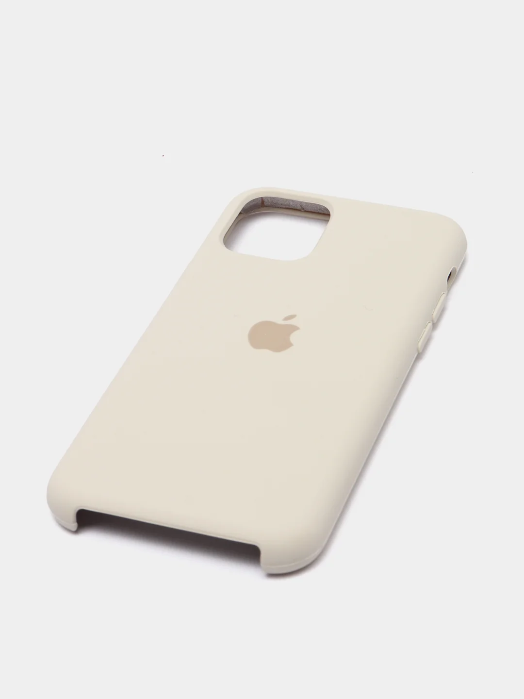 Бежевый меланж чехол Silicone Case для iPhone 11 Pro