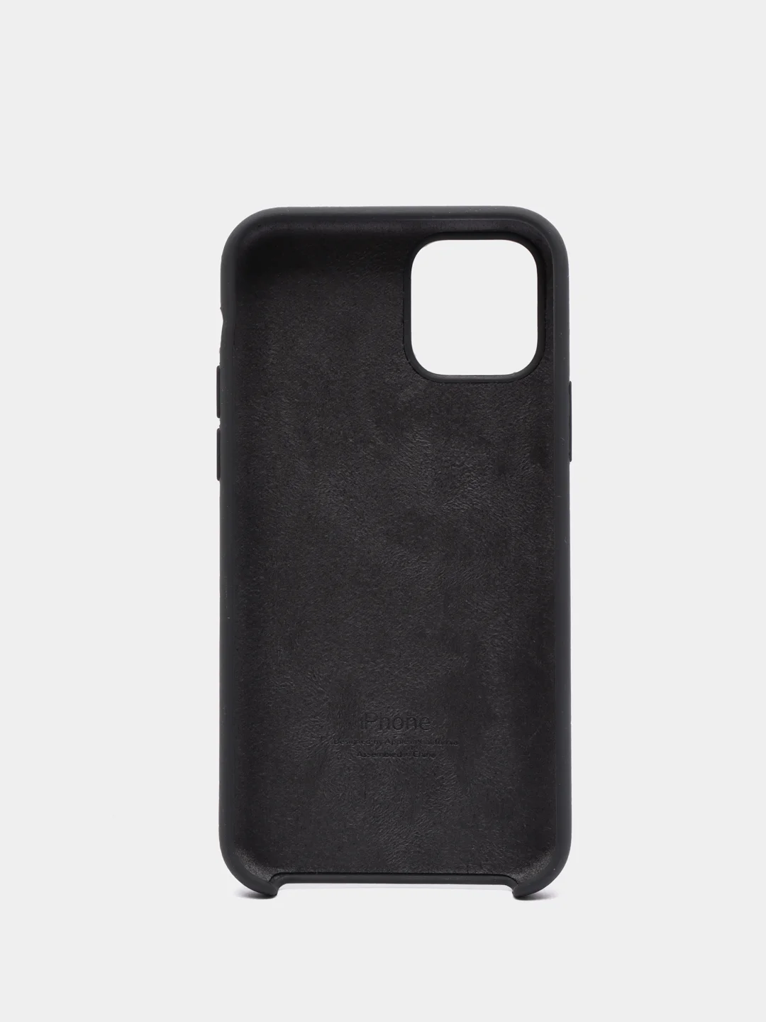 Угольный чехол Silicone Case для iPhone 11 Pro